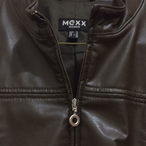 Mexx khaki pleather jacket - Picture 4 of 7